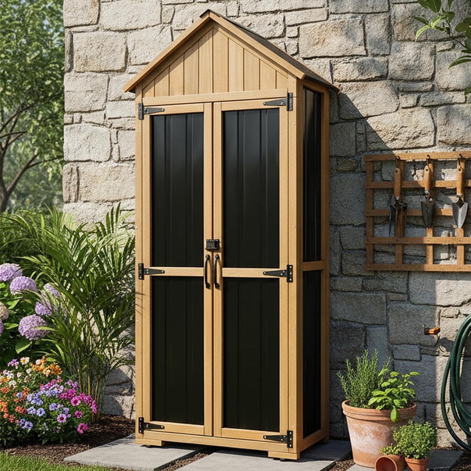 Garden Tools - Уличный шкаф для хранения вещей, водонепроницаемый