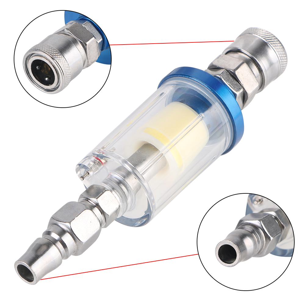 Прозрачная ловушка для воды, к – обзор и цена Airbrush Kit With Mini Compressor