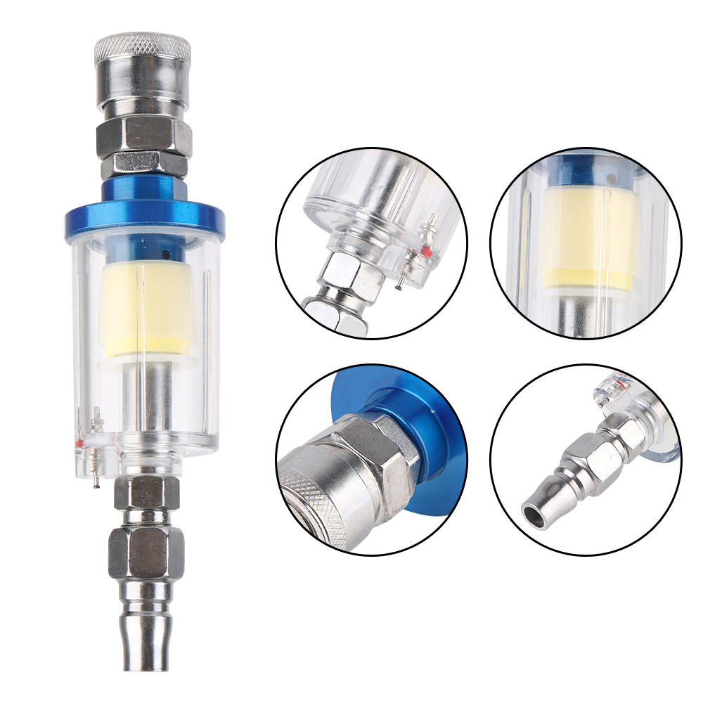 Прозрачная ловушка для воды, к – обзор и цена Airbrush Kit With Mini Compressor