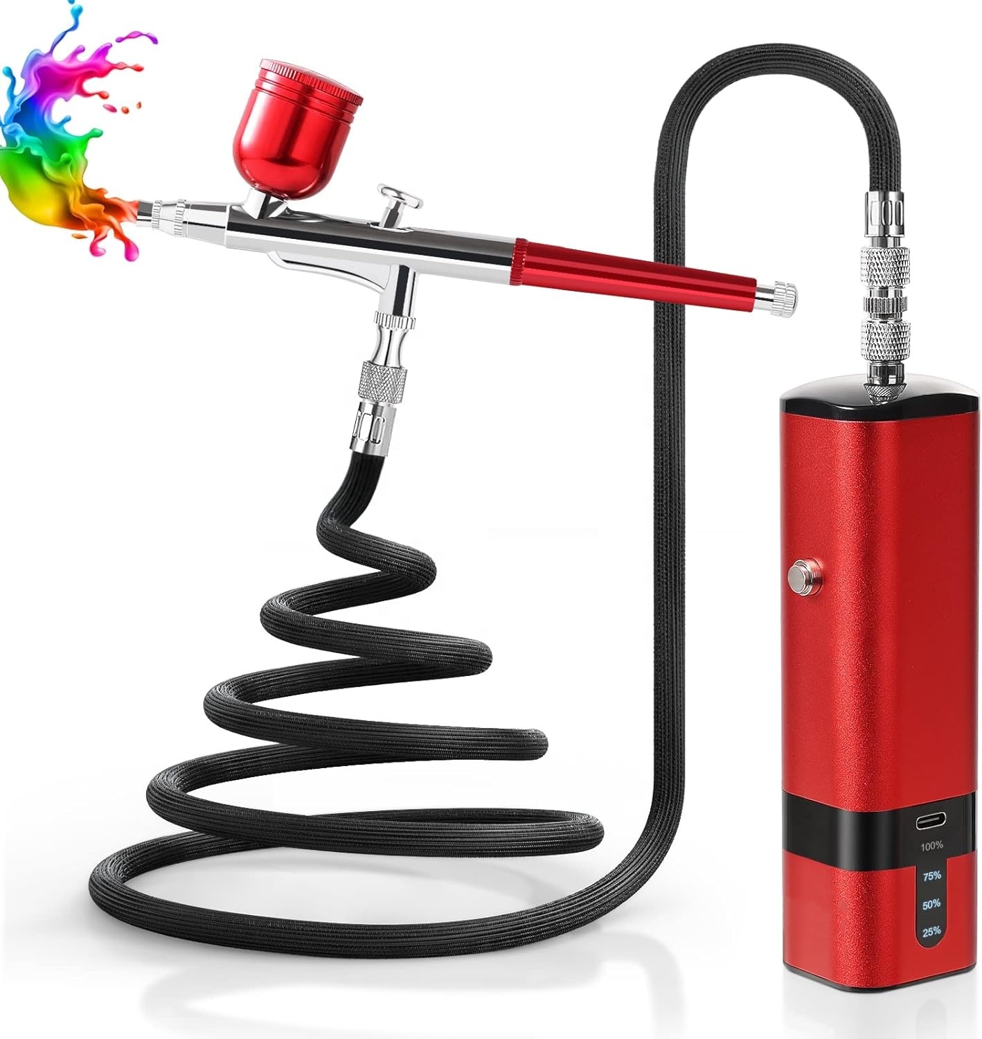 Набор для аэрографии с компрес – обзор и цена Airbrush Kit With Mini Compressor