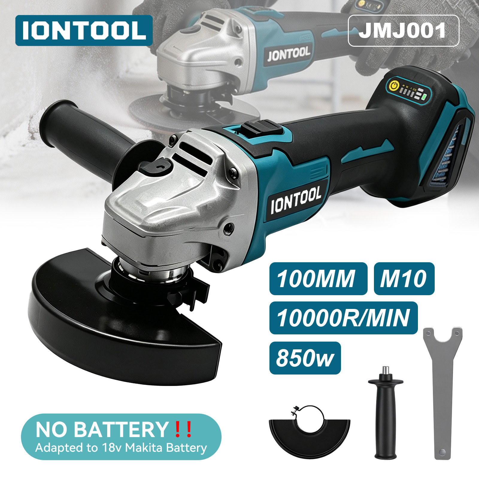 Аккумуляторная угловая шлифмаш – обзор и цена Brushless Angle Grinder Battery Powered
