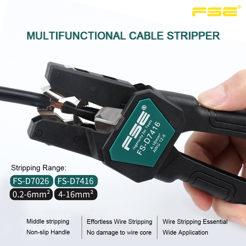 Кабельный стриппер FSE-D7026 - – обзор и цена Automatic Wire Stripper Cutter