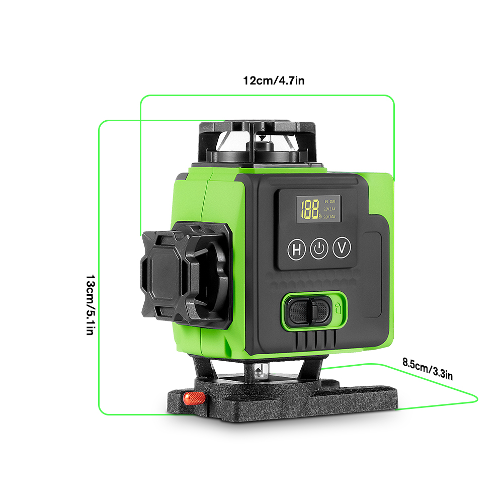 4D 16-линейный лазерный уровен – обзор и цена Laser Level 16 Lines 4D Green
