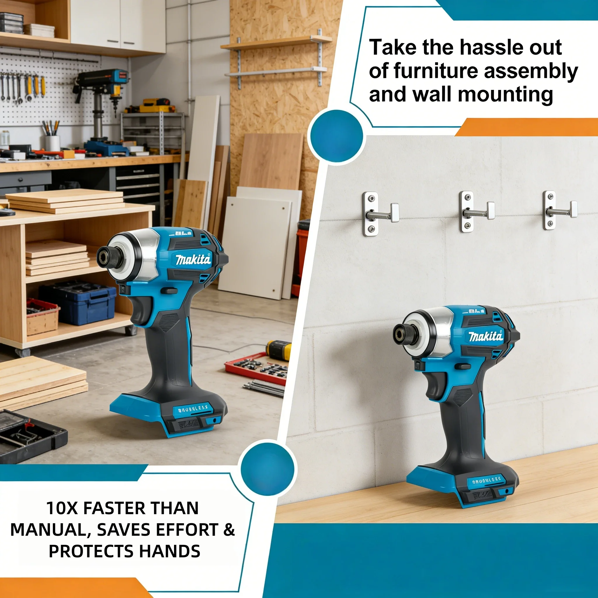 Аккумуляторный ударный шурупов – обзор и цена Brushless Cordless Electric Drill 18V