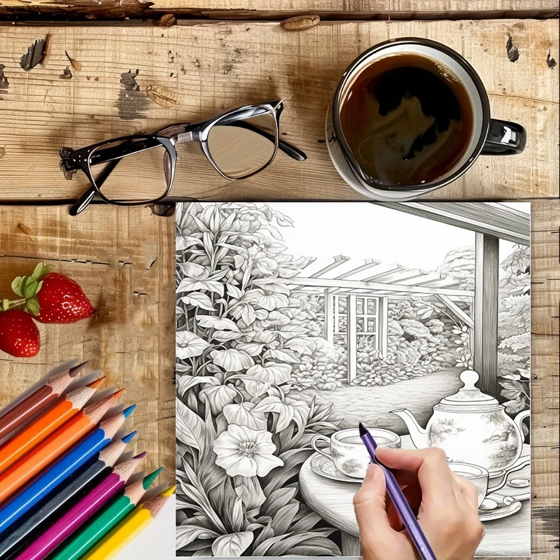 Книжка-раскраска «Чай в садах» – обзор и цена Garden Tools